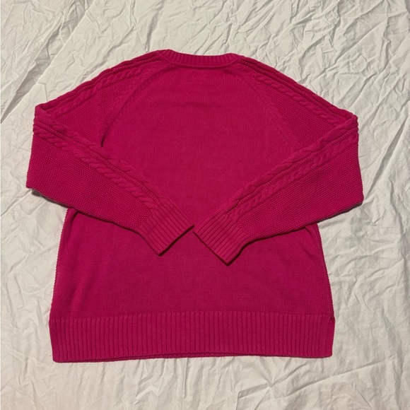 GAP Fuschia Cable Knit Sweater - Picture 6 of 6